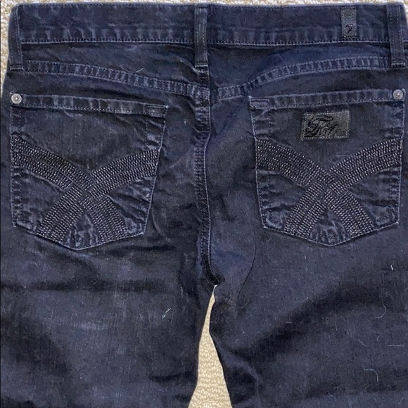 7 For All Kind Woman’s Jeans - Black - Picture 2 of 4